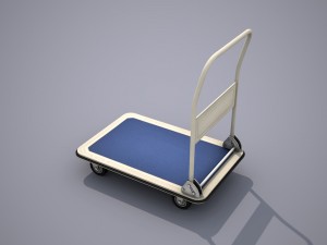 transport cart - low poly 3D 모델