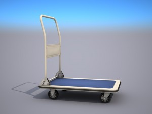transport cart - low poly 3D 모델