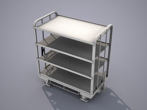 transport cart - low poly 3D Модель