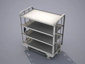 transport cart - low poly 3D Model