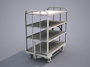 transport cart - low poly 3D Модель