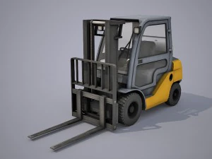навантажувач - низький полі 3D Модель