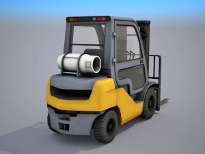 навантажувач - низький полі 3D Модель