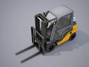 навантажувач - низький полі 3D Модель