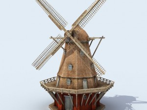 copenhagen windmill 3D Model
