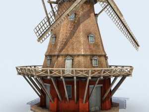 copenhagen windmill 3D Model