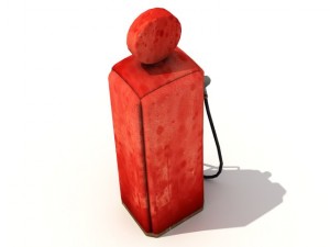vintage gas pump 3D Model