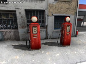 vintage gas pump 3D Model