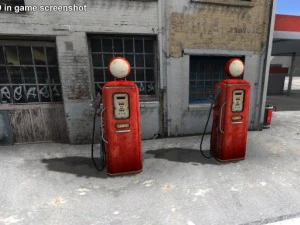 vintage gas pump 3D Model