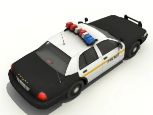 police car 3D Model