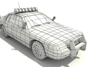 police car 3D Model