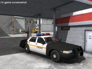 police car Model 3D