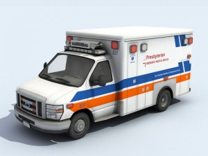 ambulance vehicle 3D Model