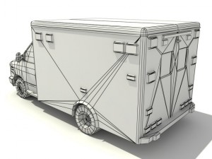 ambulance vehicle 3D 模型