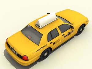 new york taxi 3D Model
