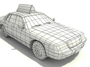 new york taxi 3D Model