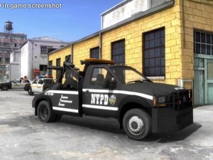 nypd tow truck Modelo 3D