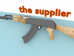 ak 47 3D-Modell