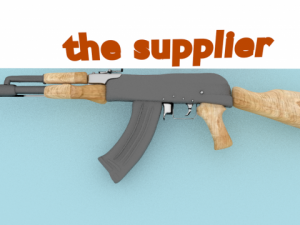ak 47 3D-Modell