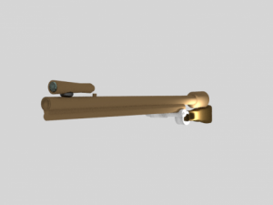 m2 browning 3D Model