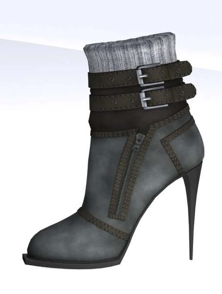 mesh boot 3non rigged 3D Model .c4d .max .obj .3ds .fbx .stl .blend 