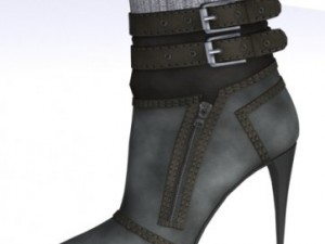 mesh boot 3non rigged Modelo 3D