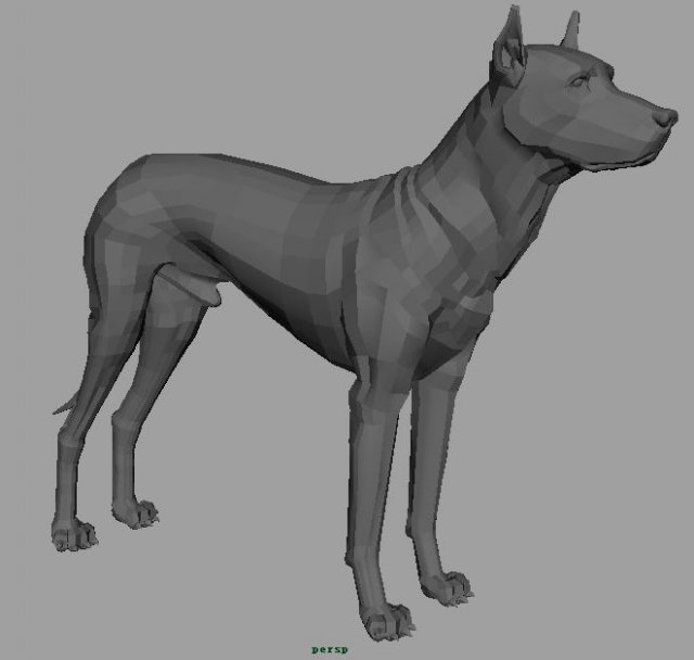 dogobjmbdae files 3D Model .c4d .max .obj .3ds .fbx .stl .blend 