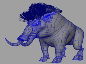 wild pig Modelo 3D