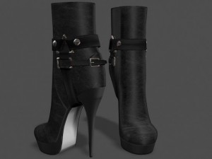 39 mesh boot 2 Modello 3D