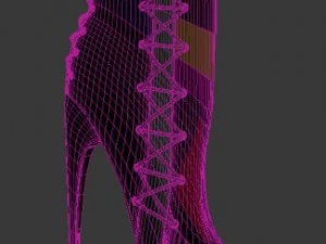 e boot 3D Model