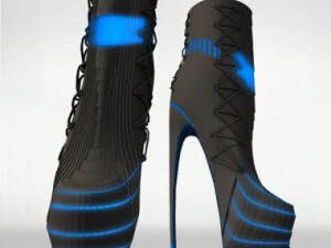 e boot 3D Model