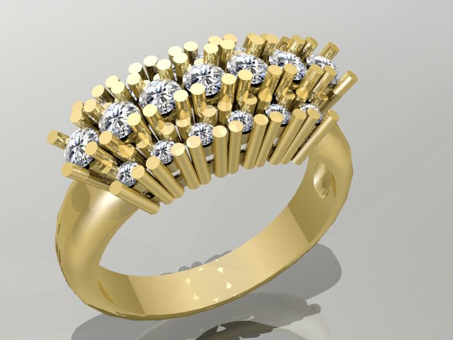 gold ring 006 Modèles 3D en vedette .c4d .max .obj .3ds .fbx .stl .blend