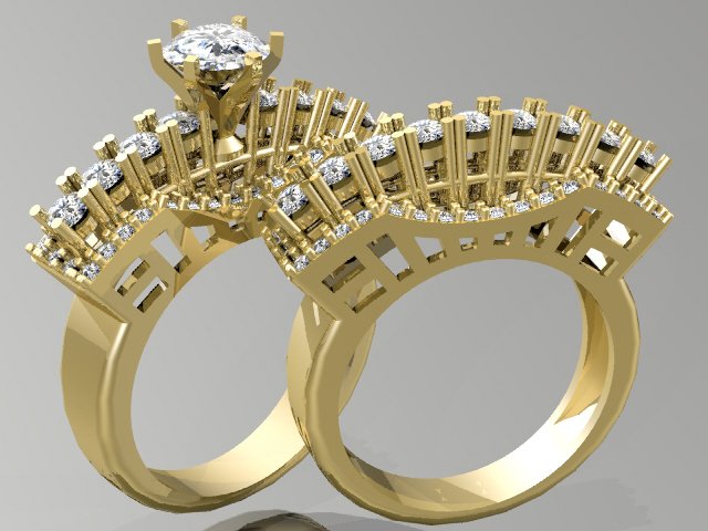 gold ring 006 3D-printmodel .c4d .max .obj .3ds .fbx .stl .blend 