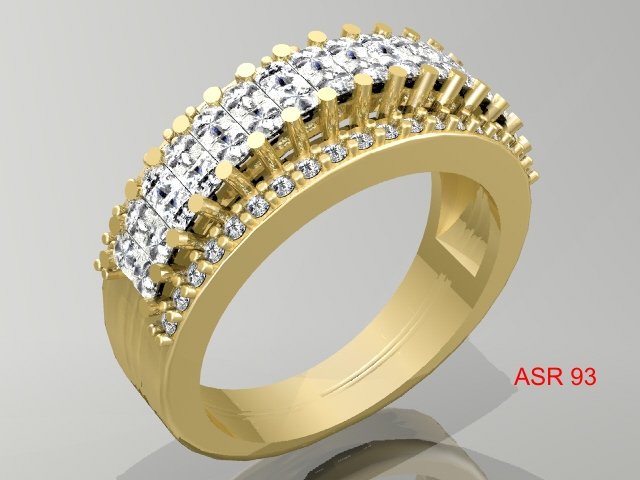 gold ring 006 Modelo de impresión 3D .c4d .max .obj .3ds .fbx .stl .blend 