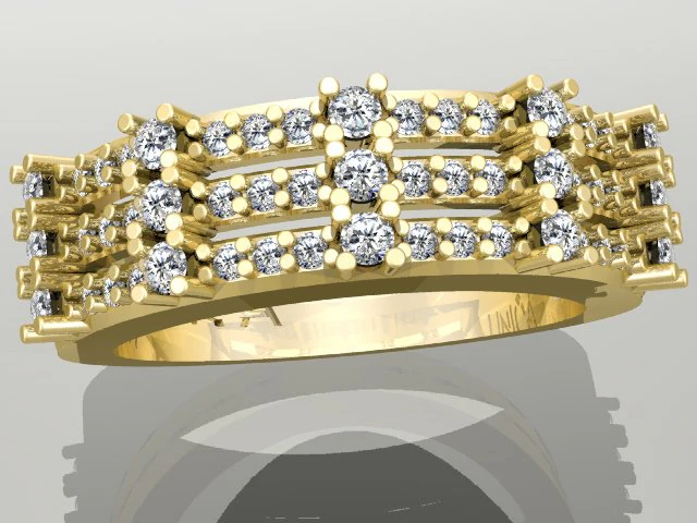 gold ring 006 3D Print Model .c4d .max .obj .3ds .fbx .stl .blend
