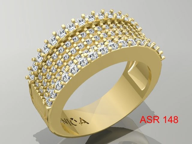 gold ring 3D Print Model .c4d .max .obj .3ds .fbx .stl .blend