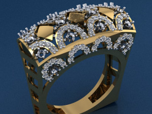 gold ring 3D 打印模型
