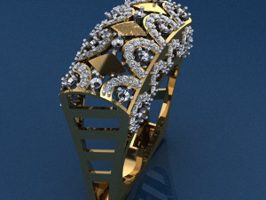 gold ring Modèles 3D en vedette
