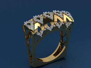 gold ring 3D 打印模型
