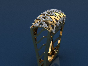 gold ring 3D 프린트 모델