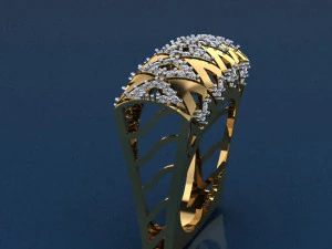 gold ring 3D Print Model