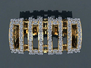 gold ring 3D Print Model