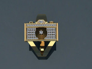 gold ring 3D Print Model