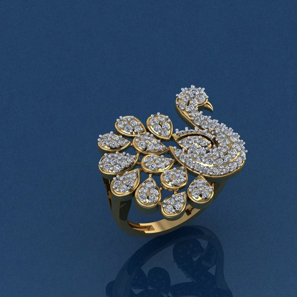 gold ring 3D Print Model .c4d .max .obj .3ds .fbx .stl .blend 