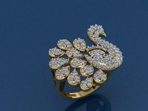 gold ring 3Dプリントモデル