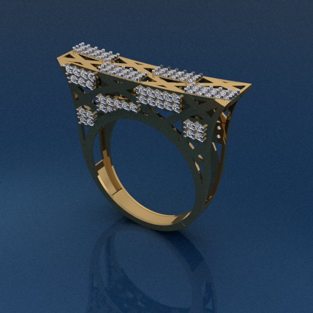 gold ring 3D Print Model .c4d .max .obj .3ds .fbx .stl .blend