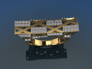gold ring 3D Print Model
