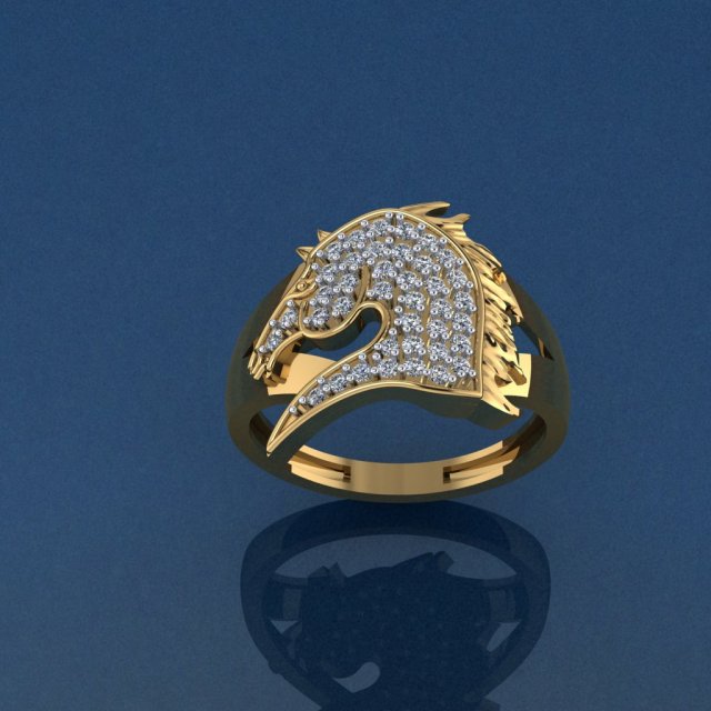 gold ring 3Dプリントモデル .c4d .max .obj .3ds .fbx .stl .blend 