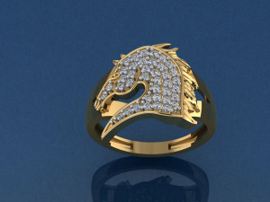 gold ring 3D Print Model