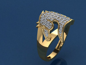 gold ring 3Dプリントモデル